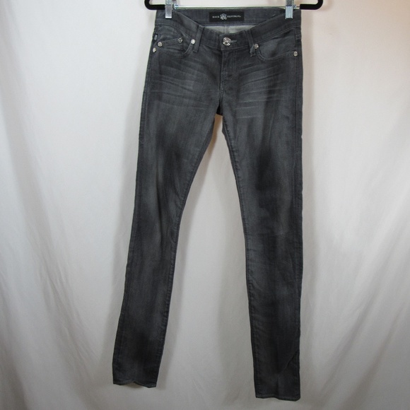 Rock & Republic Denim - Rock & Republic Gray Skinny Crazy Bitch Jeans 28